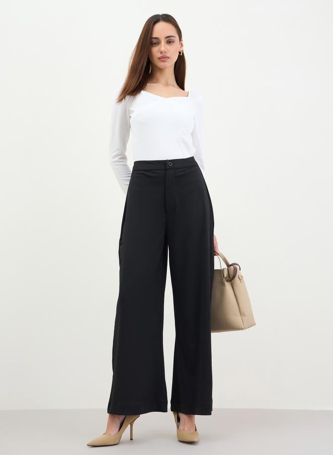 ستايلي بنطال بأرجل واسعة - Image 4